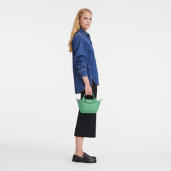 Longchamp x Robert Indiana XS Handbag , Green - Leather