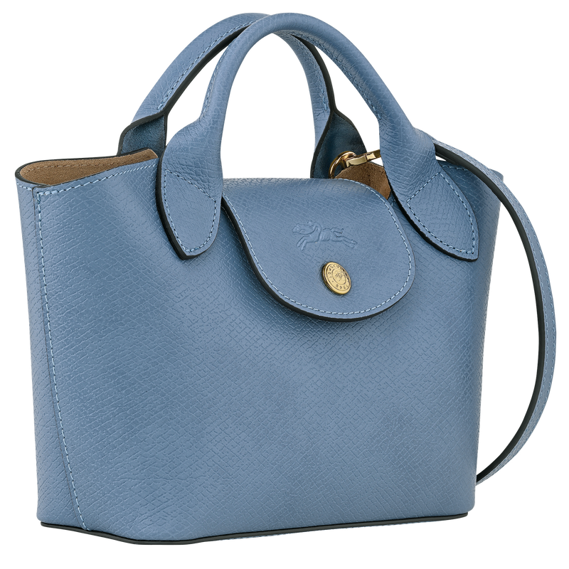 &Eacute;pure XS Tote bag , Slate - Leather  - View 3 of  6