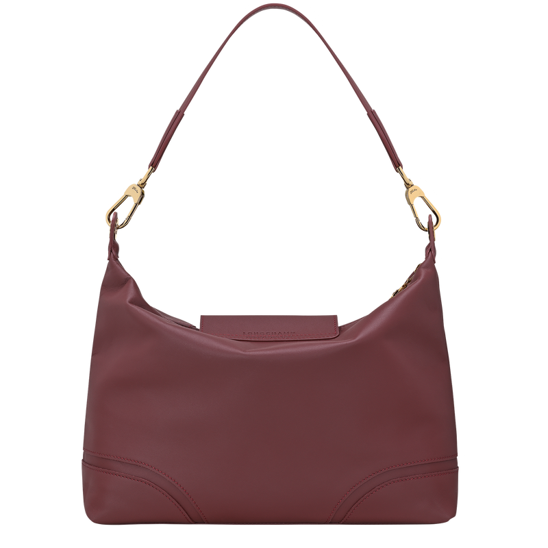 Le Pliage Xtra L Shoulder bag , Burgundy - Leather  - View 4 of  6