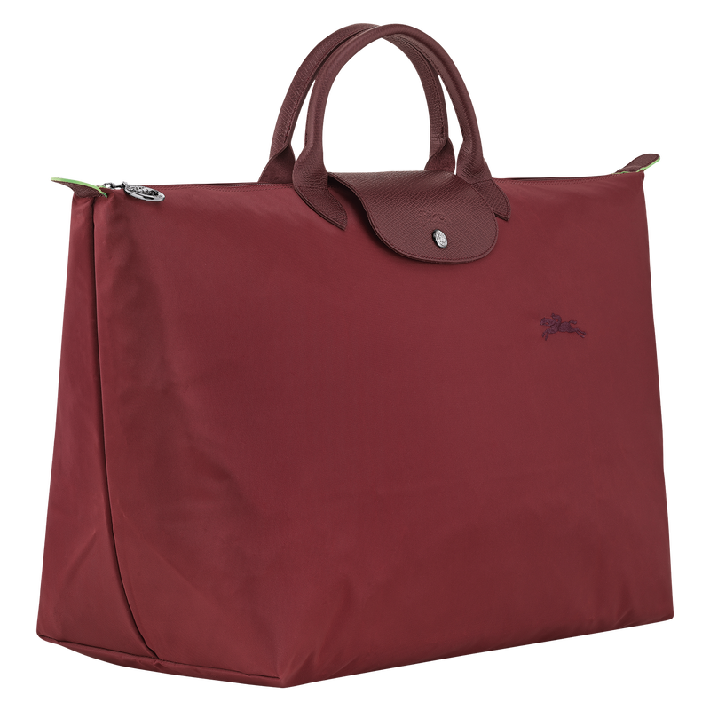 Le Pliage Green XL Travel bag , Pomegranate - Recycled canvas  - View 3 of  7