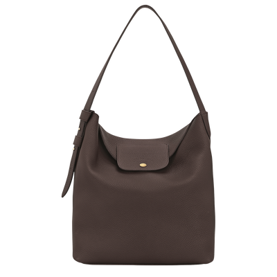 Le Cadence M Shoulder bag , Mocha - Leather