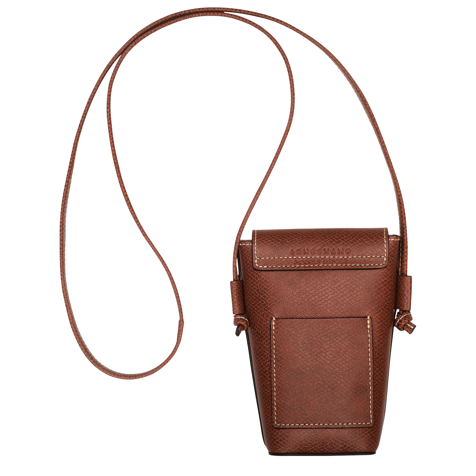 Phone case with leather lace, Brown - View 4 of 
        4 - zoom in Épure Phone case with leather lace, Brown