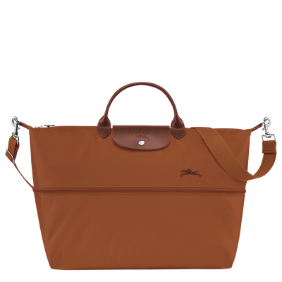Le Pliage Green Travel bag expandable, Cognac