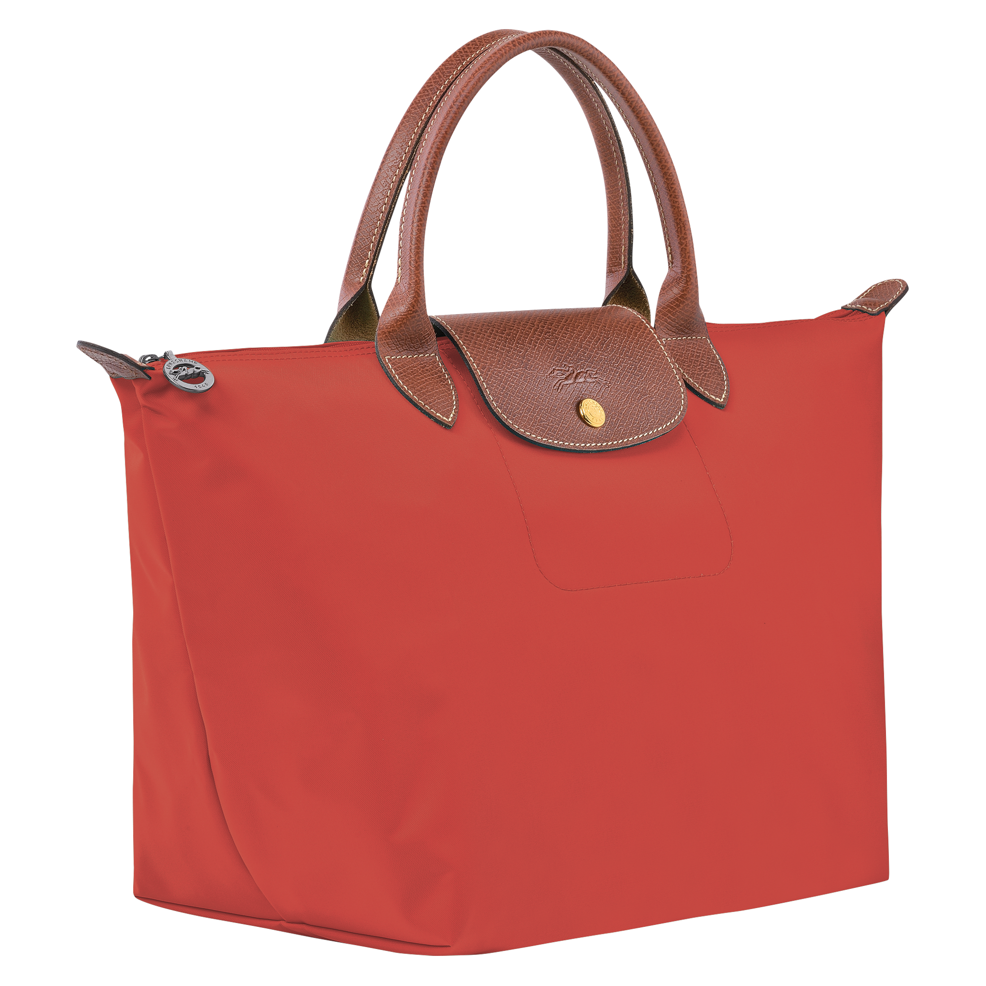 Handbag M, Tomato - View 2 of
6 - zoom in Le Pliage Original Handbag M, Tomato