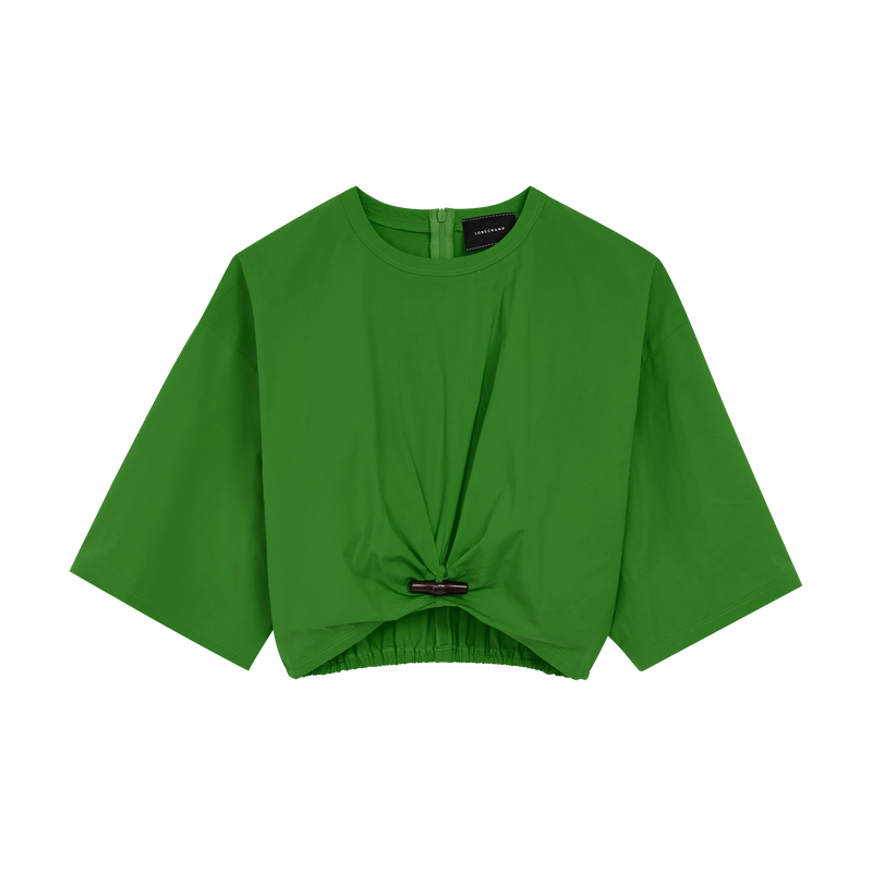 Top , Matcha - Cotton poplin  - View 1 of  4