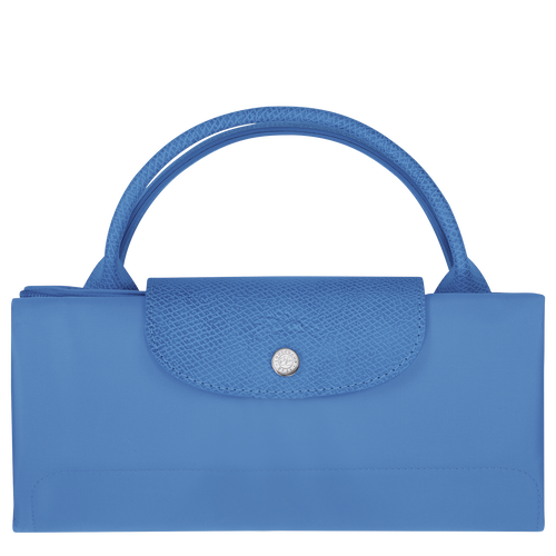 Le Pliage Green M Travel bag , Cornflower - Recycled canvas - View 6 of  6