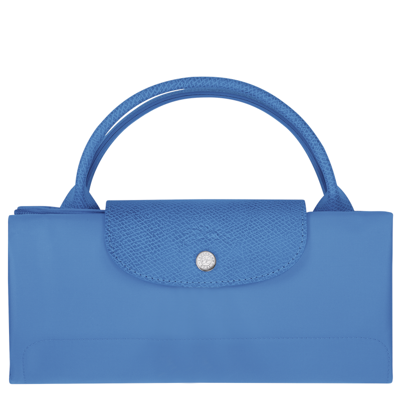 Le Pliage Green M Travel bag , Cornflower - Recycled canvas  - View 6 of  6