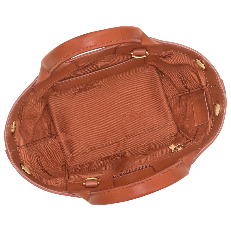 Le Roseau XS Handbag , Bark - Leather  - View 6 of  7