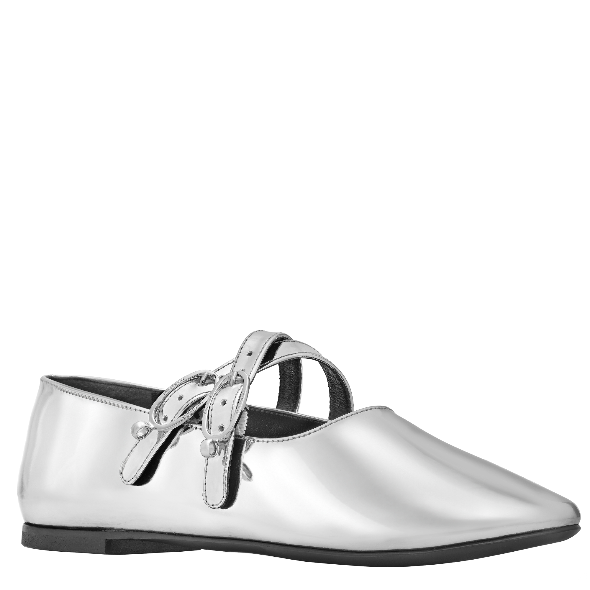 Le Foulonn&eacute; Ballerinas, Silver