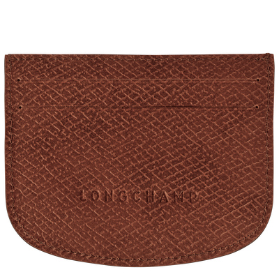 Épure Card holder , Brown - Leather