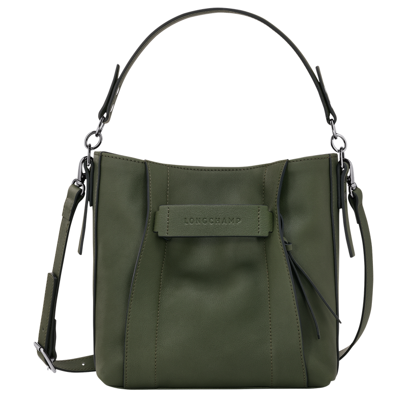 Longchamp 3D S Crossbody bag , Khaki - Leather  - View 1 of  6