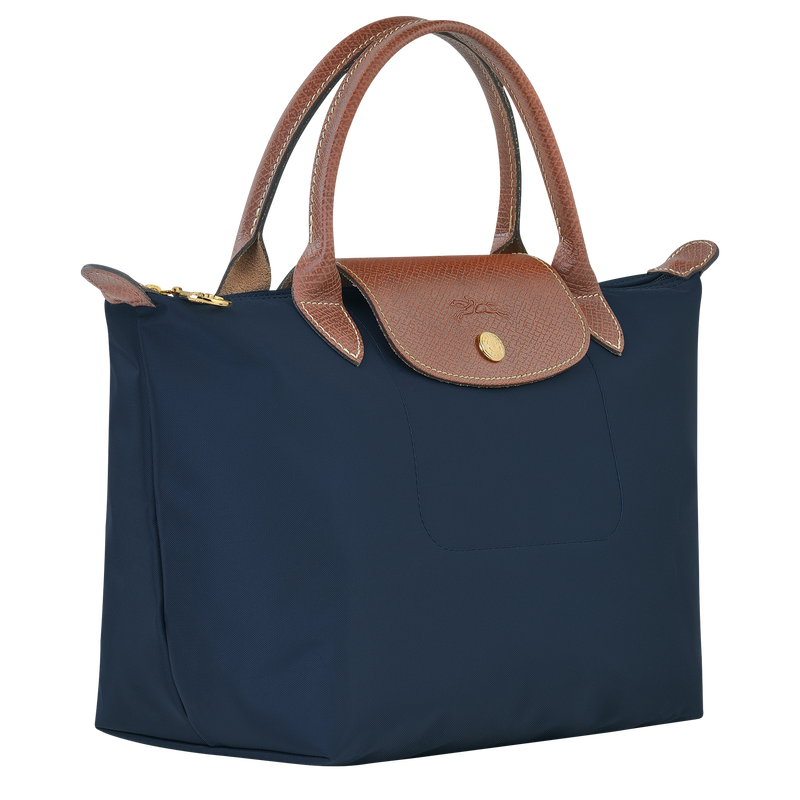 Le Pliage Original S Handbag , Navy - Recycled canvas  - View 3 of  6