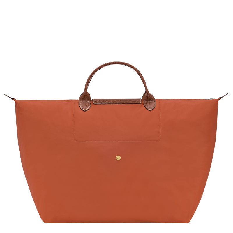 Le Pliage Original L Travel bag , Brick - Recycled canvas  - View 4 of  4