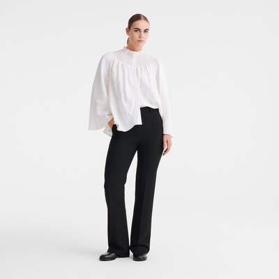 Trousers , Black - Crepe