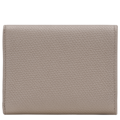 Le Roseau Compact wallet , Clay - Leather