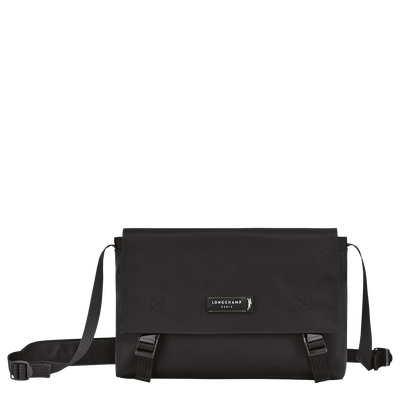 Le Pliage Energy L Crossbody bag , Black - Recycled canvas