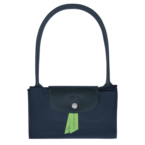 Le Pliage Green M Tote bag , Navy - Recycled canvas - View 4 of  4