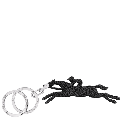 Le Pliage Original Key rings , Black - Leather