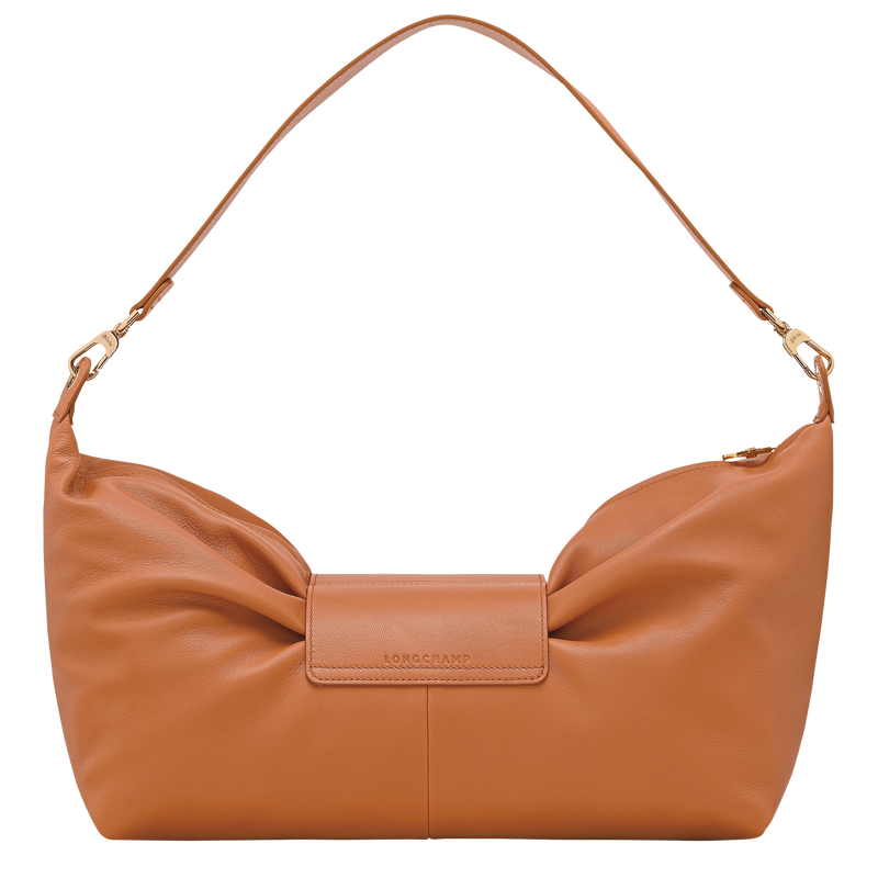Le Pliage Xtra L Shoulder bag , Amber - Leather  - View 4 of  4
