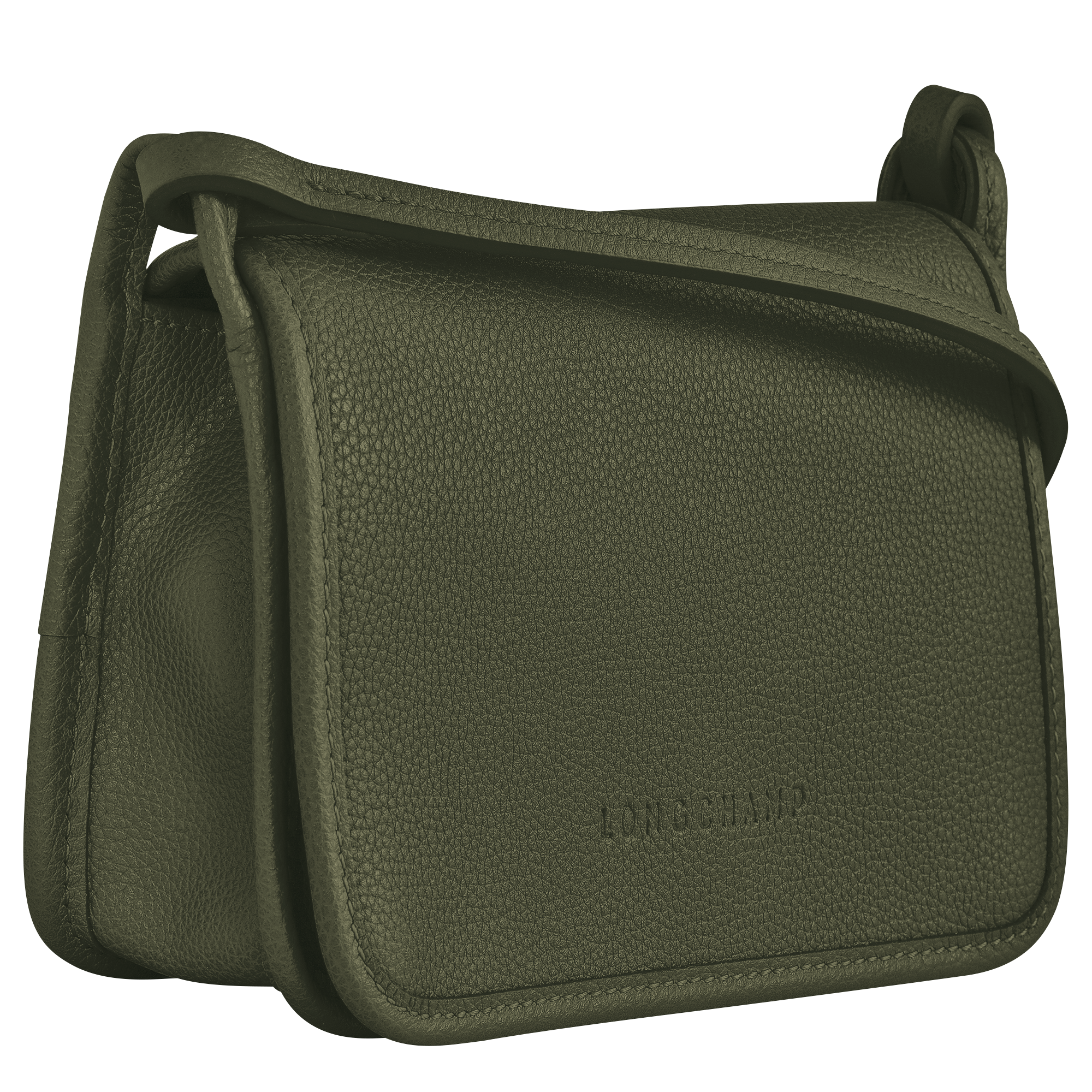 Clutch XS, Khaki - View 3 of 
        6 - zoom in Le Foulonné Clutch XS, Khaki