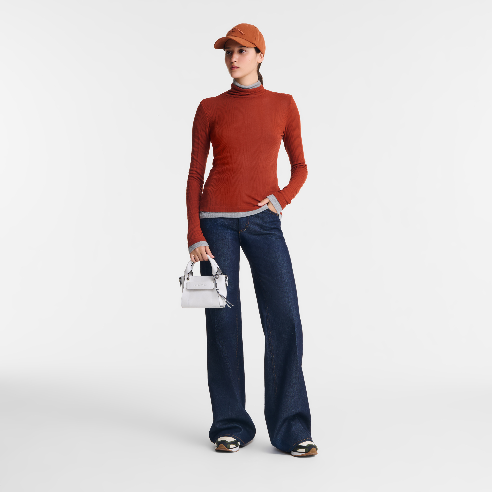 Handbag XS, White - View 2 of
2 - zoom in Longchamp 3D Handbag XS, White