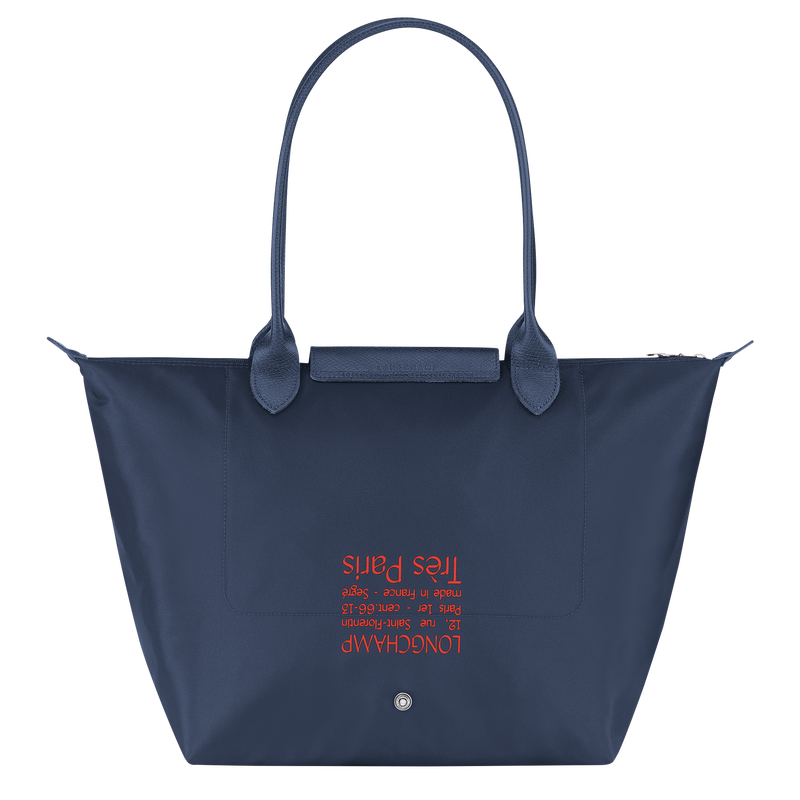 Le Pliage Collection L Shoulder bag Navy Canvas Longchamp TH