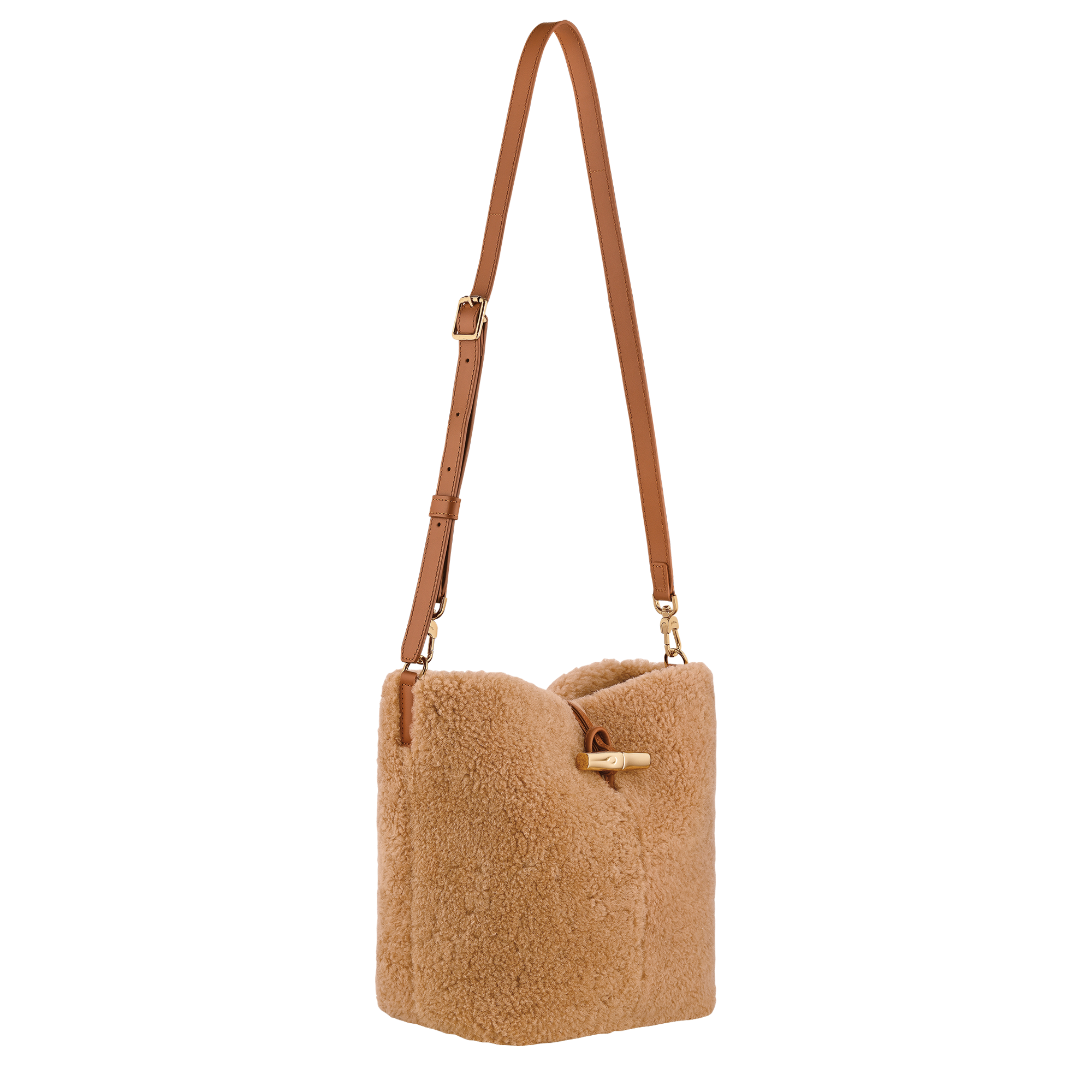 Le Roseau Crossbody bag S, Camel