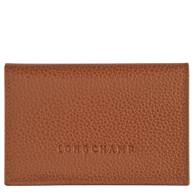 Le Foulonné Card holder , Caramel - Leather