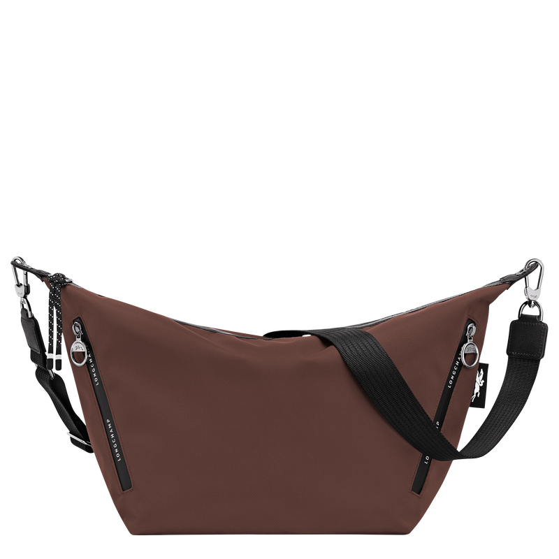 Le Pliage Energy M Crossbody bag , Cocoa - Canvas  - View 1 of  7