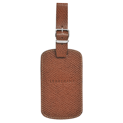 Boxford Luggage tag , Brown - Leather
