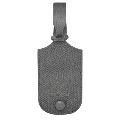 Le Pliage One Luggage tag , Anthracite - Leather