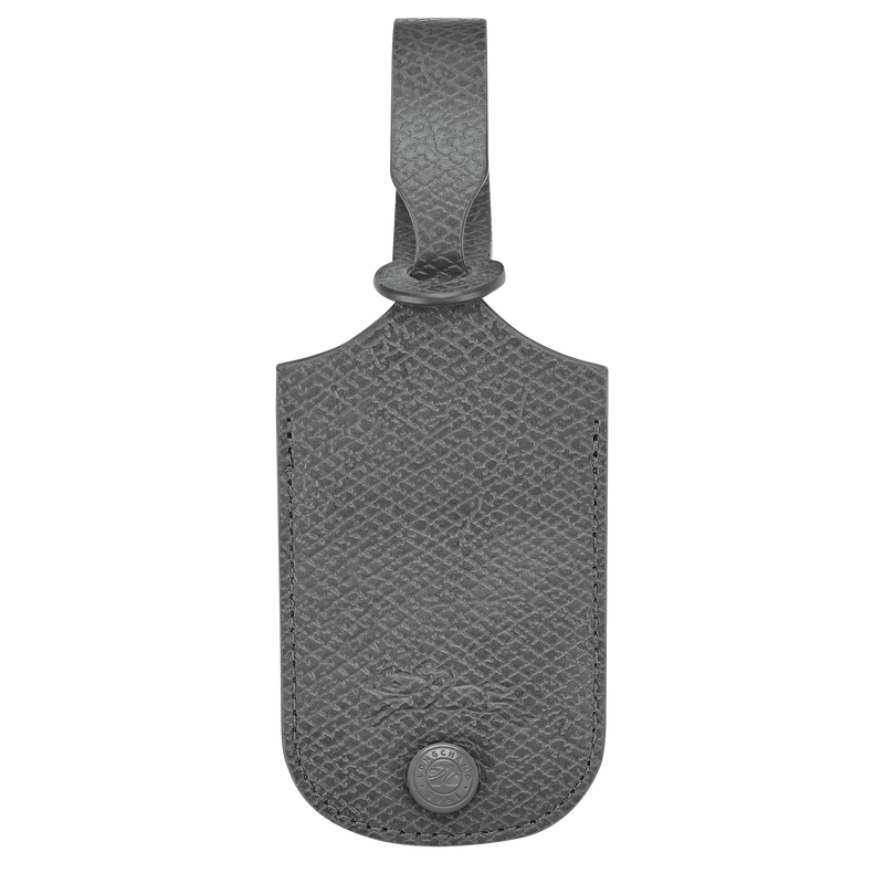 Le Pliage One Luggage tag , Anthracite - Leather  - View 1 of  1