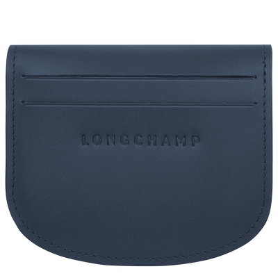 &Eacute;pure Card holder , Navy - Leather
