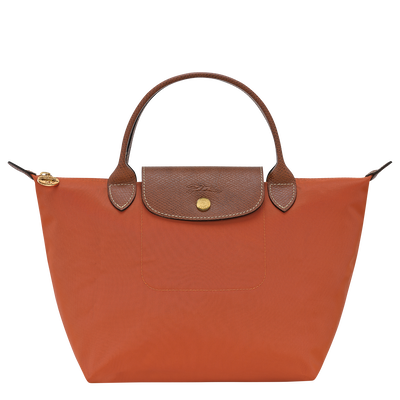 Le Pliage Original S Handbag , Brick - Recycled canvas