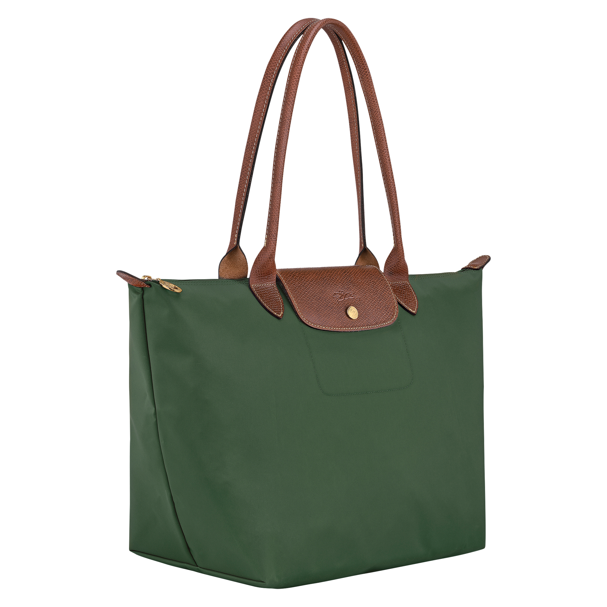 Tote bag L, British Green - View 3 of 
        7 - zoom in Le Pliage Original Tote bag L, British Green