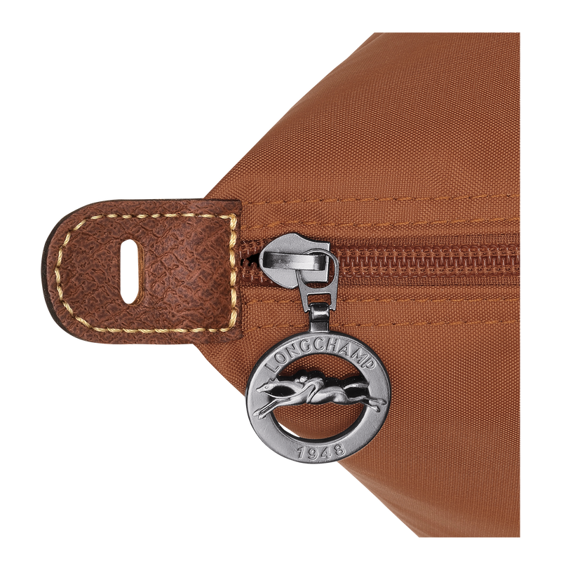 Le Pliage Original L Travel bag , Cognac - Recycled canvas  - View 6 of  7