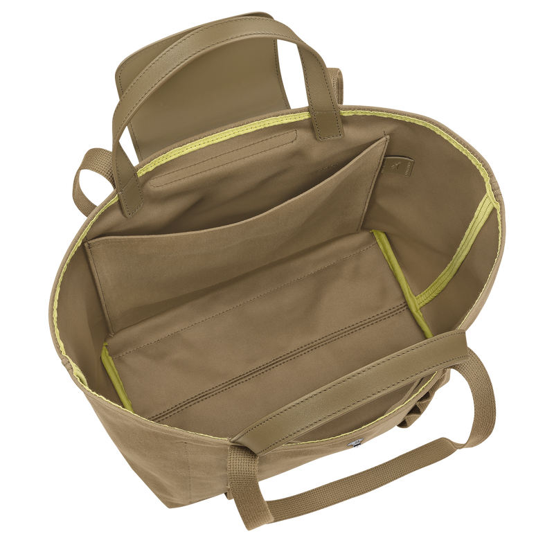 Le Pliage Collection M Tote bag , Lichen - Canvas  - View 5 of  7