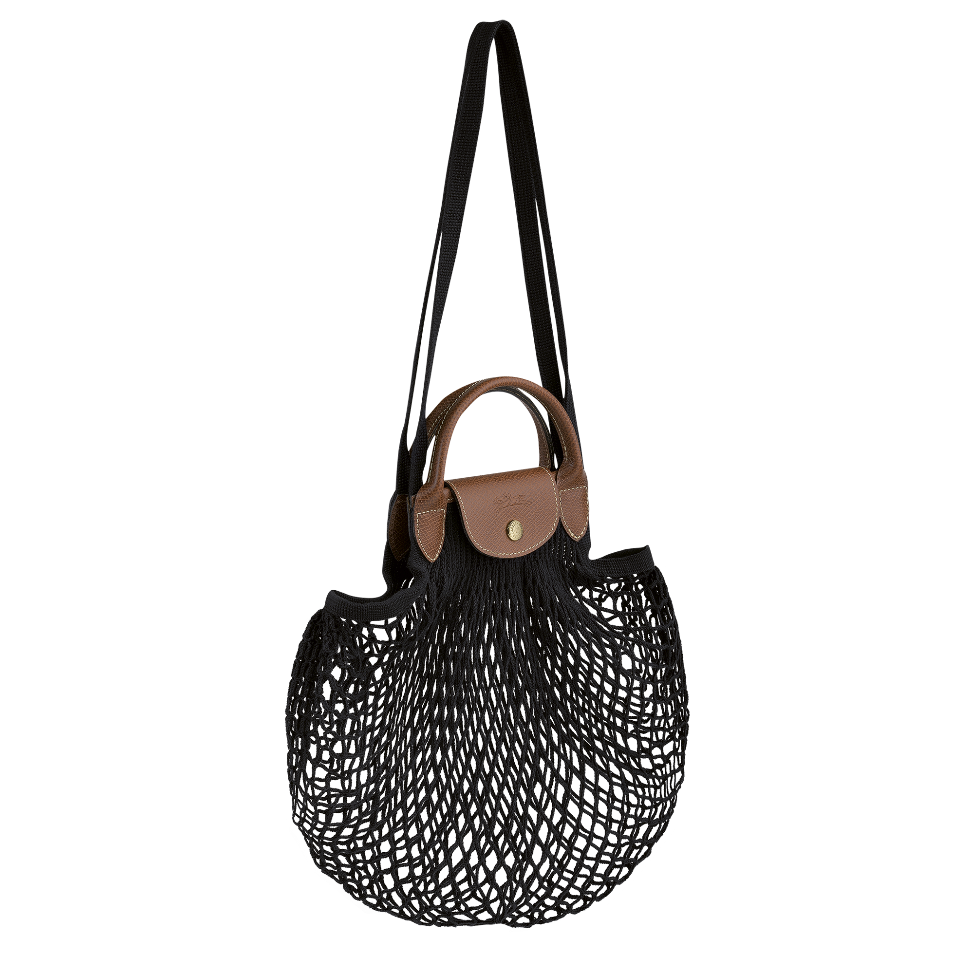 Le Pliage Filet Mesh bag L, Black