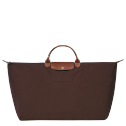 Le Pliage Original M Travel bag , Ebony - Recycled canvas