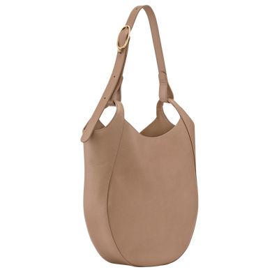 Le Foulonné Hobo bag L, Biscuit
