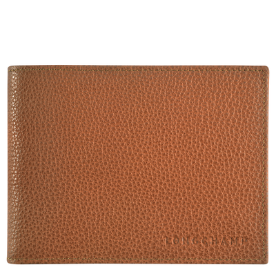 Le Foulonn&eacute; Wallet , Caramel - Leather