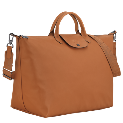 Le Pliage Xtra L Travel bag , Cashew - Leather