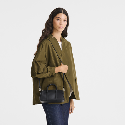 Daylong S Handbag , Black - Leather