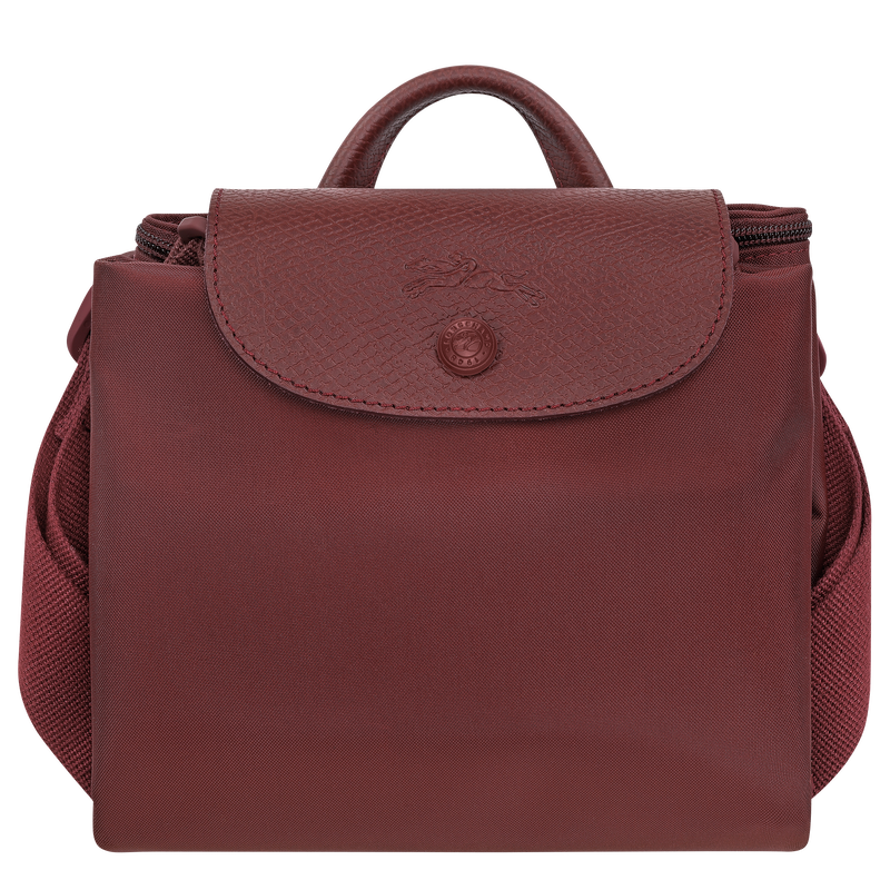 Le Pliage One M Backpack , Burgundy - Canvas  - View 6 of  6