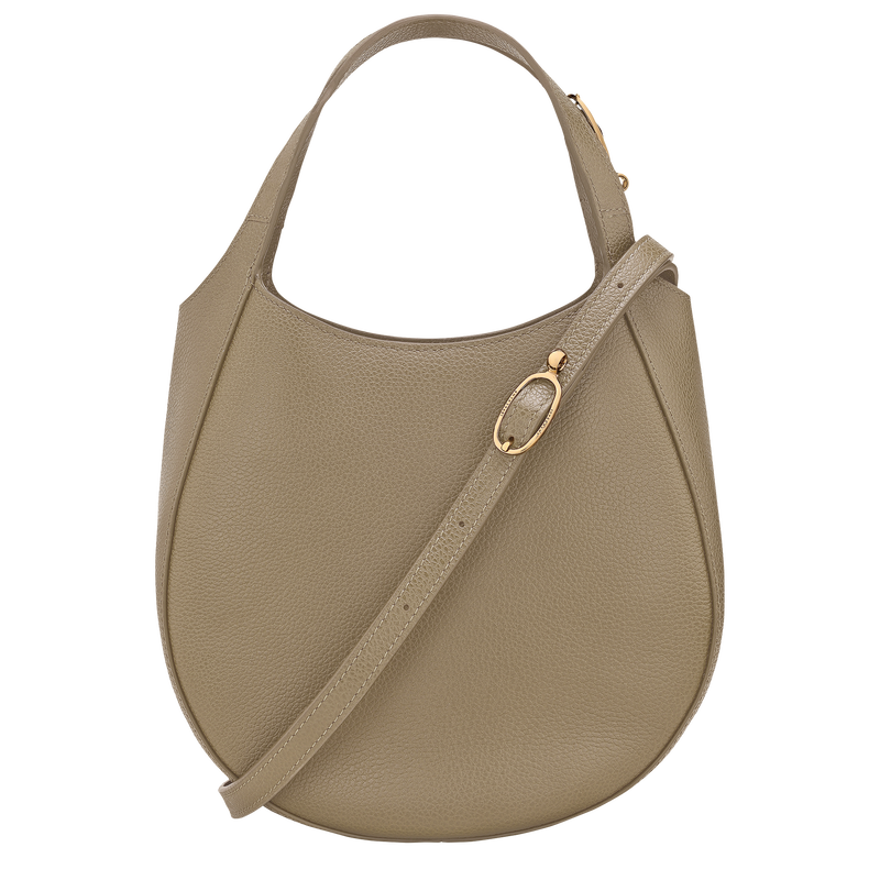 Le Foulonn&eacute; S Handbag , Lichen - Leather  - View 4 of  7