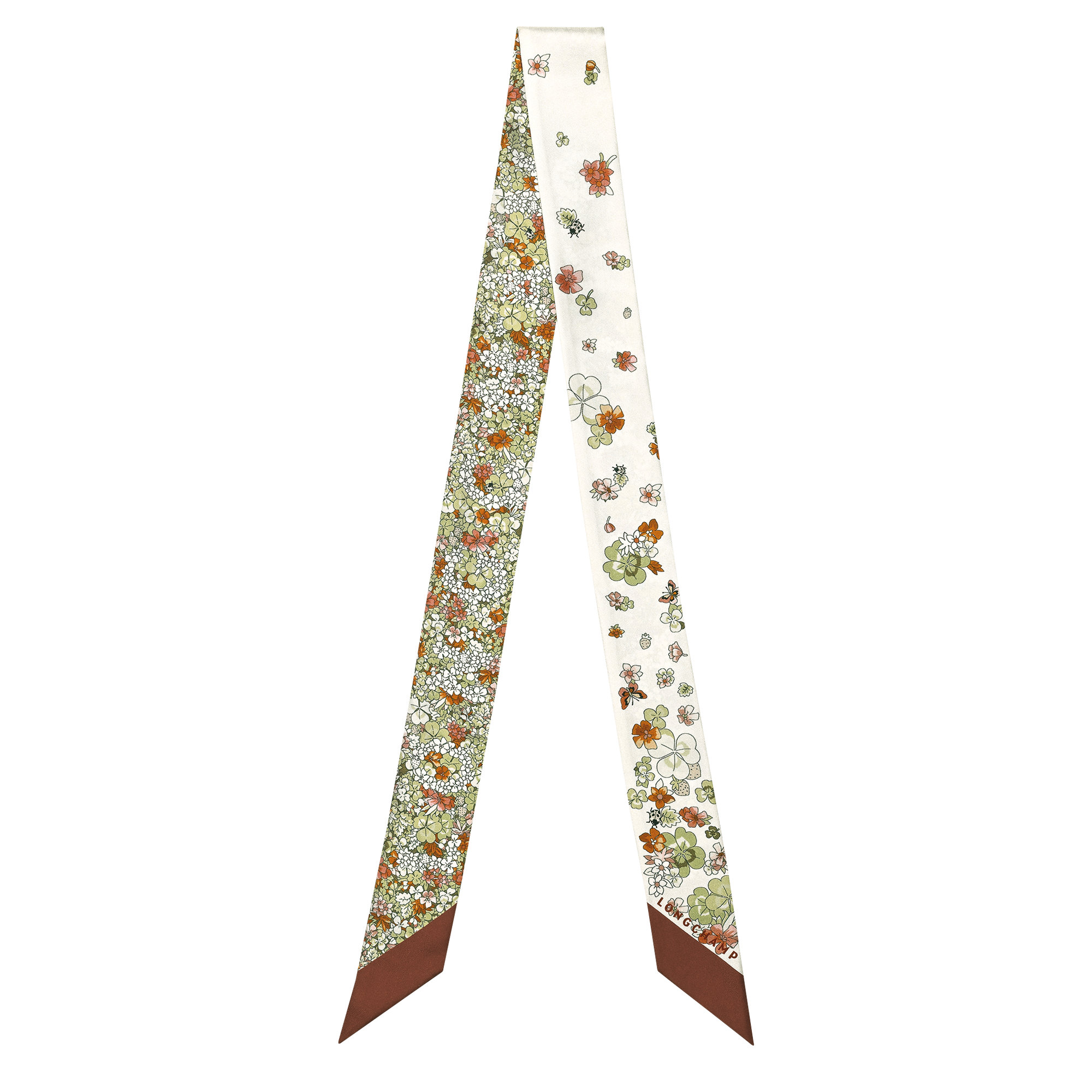 Frise Fleurie Headband, Cognac