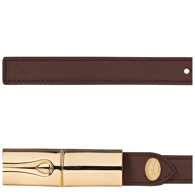 Le Smart Ladies' belt , Mocha - Leather  - View 3 of  3