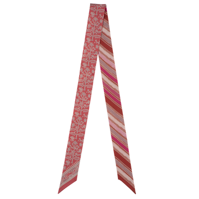 Tree of Life Headband , Tomato - Silk