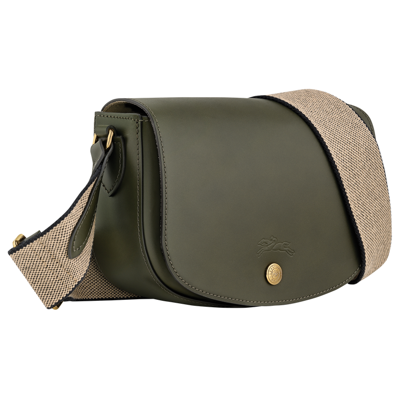 Épure S Crossbody bag , Khaki - Leather  - View 3 of  6