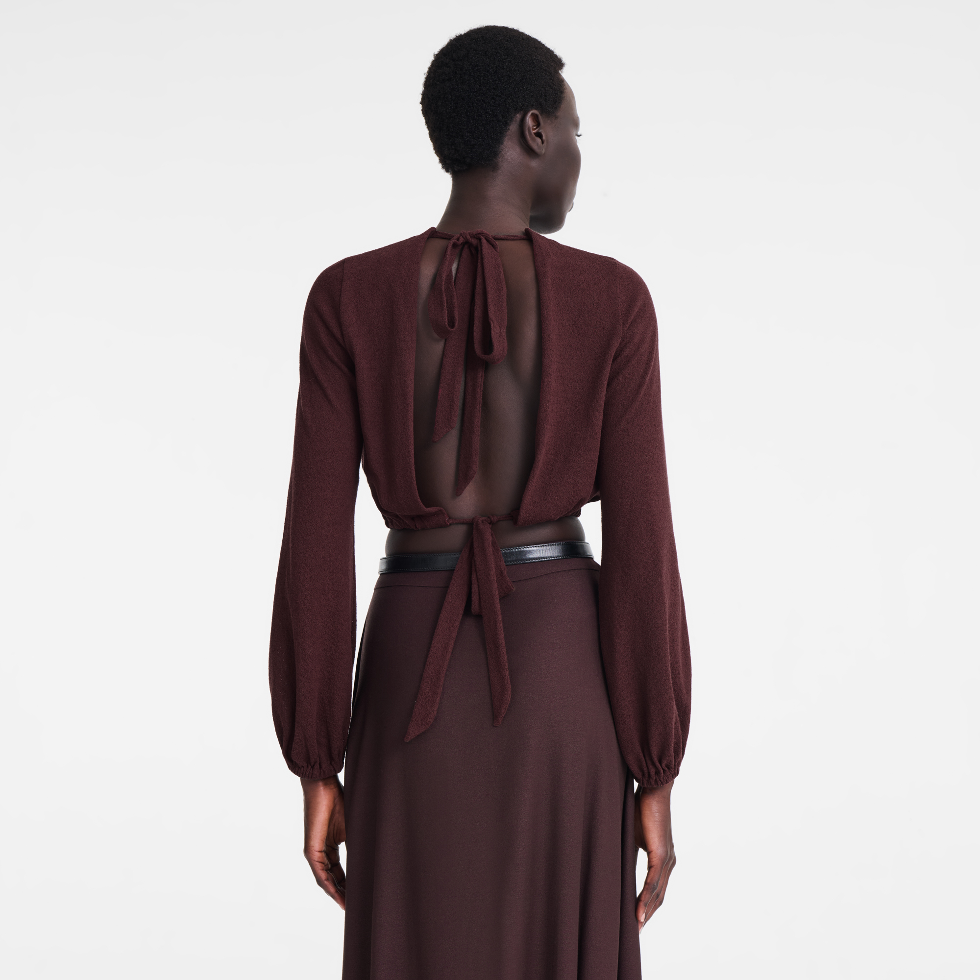 null Top, Burgundy